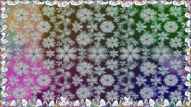 Çiçek kompozisyonu. Çiçek arkaplan. Raster deseni. Doğa. Küçük çiçekte güzel bir desen var. - Gri çiçekler. Çiçek kolajı.