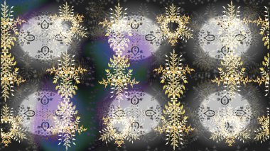 Kar tanesi raster arka planı. Kış grisi, nötr ve kahverengi noel kar düz kristal elementi. Meteoroloji buz koleksiyonu. Xmas Frost kar taneleri izole edilmiş siluet sembolü. Raster çizimi..