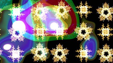 Elle çizilmiş sonbahar çiçeği deseni. Renkli siyah, yeşil ve mor çizim kalıpları. Doodle tarzı. Tekstil ve kapak tasarımı için mükemmel. Siyah, yeşil ve mor renkli çiçekler.