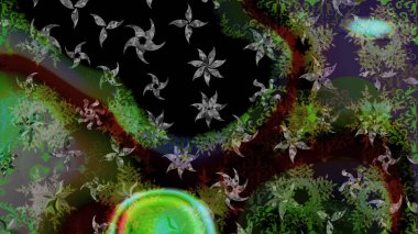 Gömlek baskısı için çiçek boyası. Çiçeksiz desenli arka plan. Siyah renkte çiçekler.