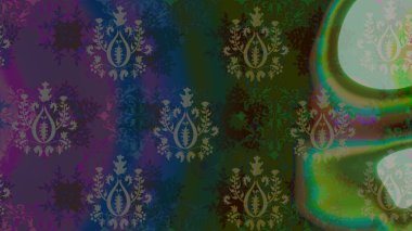 Küçük mavi çiçekli oldukça eski bir besin torbası deseni. Millefleur 'lar. Tekstil, kumaş, kapaklar, duvar kağıtları, baskı, naylon, yapıştırma, örgü, dekupaj için çiçeksiz arkaplan.