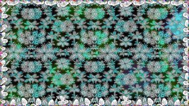 Gri renkli çiçekler. El çizimi. Çiçeklerle kusursuz desen. Suluboya çizimi.