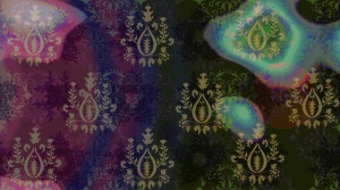 Suluboya desenli çiçek deseni. Moda baskısı. Dekorasyon ve tasarım için güzel bir desen. Çiçeğin suluboya çizimlerinin mükemmel deseni. Ayarlanmış.