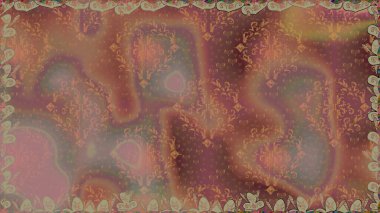 Tekstil ve kapak tasarımı için mükemmel. El çizimi dikişsiz sonbahar çiçekleri deseni. Renkli, kahverengi, pürüzsüz desen. Doodle tarzı. Kahverengi renkte çiçekler.