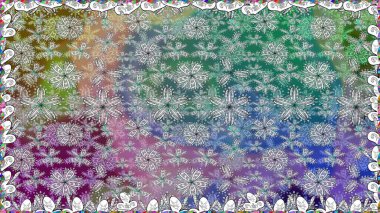 Gri kıvırcık çiçekler gri renkte şekillenir. Klasik çiçek tasarımı elementleri. Raster illüstrasyonu.