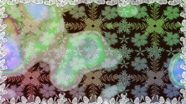 Gri renklerde. Raster illüstrasyonu. Renkli süs kenarı. Kusursuz desen. Hint süsü. Çiçek duvar kağıdı.