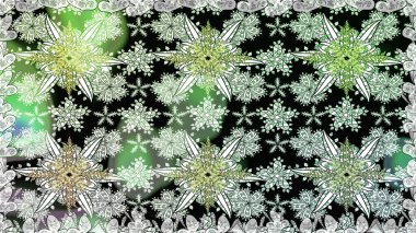 Çiçeksel, nötr, pürüzsüz desen. Raster çiçek izi. Klasik taslak çizimi.