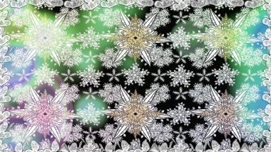 Çiçek deseni. Raster kusursuz. Güzel kumaş deseni. Renkli Bahar Temalı Kusursuz Arkaplan. Düz Çiçek Elementleri Tasarımı.