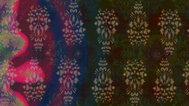 Sorunsuz çiçek deseni kaydırma kağıt, davet, el ilanı, afiş veya Web sitesi Web sitesi arka plan duvar kağıdı için kullanılabilir. Elle çizilmiş Raster resim. Doodle unsurları.