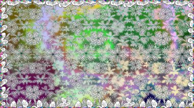 Raster desen. Fantezi kumaş deseni. Çiçekler, suluboya ile sorunsuz çiçek desenli.