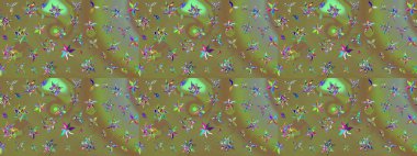 Raster. Güzel suluboya çiçekler, parlak boyalı inspineutral çiçek desenli eskiz arka planı..