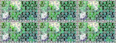 Nazikçe, güzel çiçek arkaplanı. Çiçekli karalama şeklinde Raster çiçek deseni. Gri renkli çiçekler.