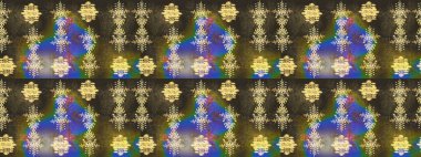 Kahverengi, gri ve yeşil renklerde şirin soyut kar taneleri raster tasarımı. Düz kar karalama ikonları, yılbaşı afişi için kar taneleri silueti, kartlar. Yeni yıl kar tanesi.