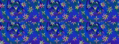 Desen, çizim, çiçek sınırı. Raster illüstrasyonu. Eski moda arka plan. Güzel, parlak, pürüzsüz kumaş, tuval. Kıvırcık, parlak örgü. Çiçeklerin çelengi.