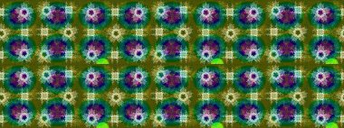 Raster resim. Raster kar taneleri desen. Renkli arka plan üzerinde raster sevimli kar taneleri.