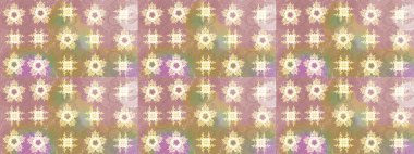 Vadinin çiçekleri tarafsız renklerde. Çiçeksel çizim kalıbının çizimi.