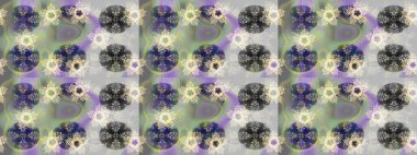 Gri, nötr ve mor renkli şirin kar taneleri. Soyut duvar kâğıdı, ambalaj dekorasyonu. Kışın sembolü, mutlu noeller, mutlu yeni yıl kutlaması Raster illüstrasyonu. Kar tanesi kadar basit..