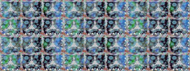 Küçük renkli çiçekler. Motley illüstrasyonu. Moda baskıları için zarif bir şablon. Çiçekli bahar çiçekleri. Küçük çiçekte şirin desenler.