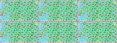 Kumaş ve ambalaj için uygun. Güzel renkli kelebekler mavi renklerde kaotik bir şekilde uçarlar. Raster. Uçan güvelerle kusursuz, çok renkli bir arka plan. Parlak kelebeklerin kusursuz arka planı.