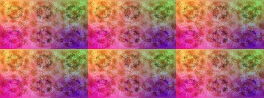 Renkli elementlerle Raster ilginç desen.