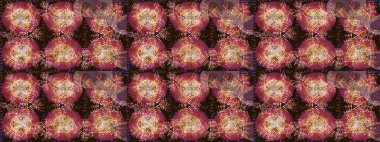 Renkli elementlerle Raster ilginç desen.