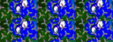 Raster skeci. Kar Tanesi Raster simgesi arkaplanı. Meteoroloji buz koleksiyonu. Xmas Frost kar taneleri izole edilmiş siluet sembolü. Kış mavisi, yeşil ve gri Noel Karlar düz kristal element.