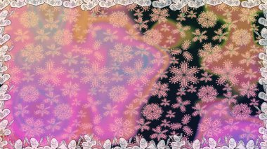 Kusursuz desenli, modaya uygun kumaş deseni. Renkli Bahar Temalı Kusursuz Arkaplan. Şirin çiçek elementleri. Raster illüstrasyonu. Düz Çiçek Elementleri Tasarımı.