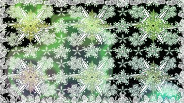 Raster illüstrasyonu. Şirin çiçekli kusursuz desen ve nötr renklerde yapraklar, suluboya çiçek deseni, duvar kağıdı, kart veya kumaş için fayanslı.