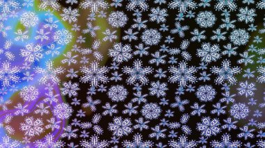 Raster illüstrasyonundaki çiçek desenli çizim. Siyah renkli çiçekler. Renkli Bahar Teması eskiz kalıbı. Düz Çiçek Elementleri Tasarımı.