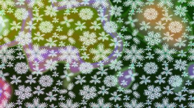 Gri renkli etnik çiçekli zarif eskiz deseni. Asya Tekstil 'inde Raster Çiçek İllüstrasyonu.