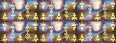 Kar taneli Noel arkaplanı. Raster illüstrasyonu. Kış soyut geçmişi. Raster Noel soyut renkli arkaplan ve tatlı kar tanesi.