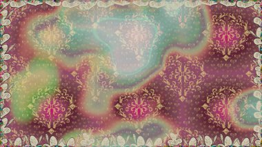 Karalama çiçekleri kusursuz desen. Sanat, inspineutral stil çiçekler ve arka plan bırakır. Raster deseni. Tarafsız el çizimi desen.