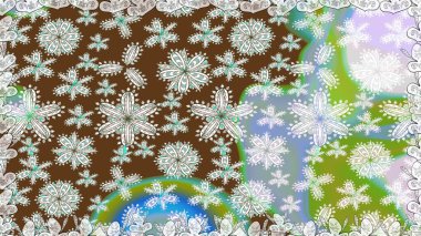 Pürüzsüz desen, parlak çiçekli halı kahverengi renklerde..