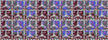 Sevimli çiçek raster deseni. Moda kumaş deseni. Yaz tema Dikişsiz desen arka plan rengi. Düz çiçek öğeleri tasarım.