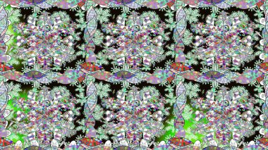 Parlak arka planda çiçek kompozisyonu olan kusursuz suluboya desenleri, ambalajlar, duvar kağıtları, kartpostallar, tebrik kartları, düğün davetiyeleri, romantik etkinlikler vs..