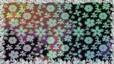 Renkli grunge soyut arkaplanı kologri çiçeklerle süslüyor. İşlemeli çiçekli, dikişsiz desen. İzler, kumaş, duvar kağıtları, tekstil için raster dokusu.
