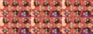 Renkli elementlerle Raster ilginç desen.