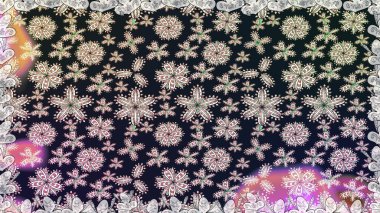 Güzel, pürüzsüz bir desen. Raster çiçekli arka plan. Düz Çiçek Elementleri Tasarımı. Yazdır. Güzel kumaş deseni. Renkli Yaz Temalı Kusursuz Arkaplan.