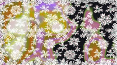 Tarafsız renklerde çiçekler. Hediye ambalaj kağıdı, tebrik kartları, posterler ve pankart tasarımı. Raster düz çiçekleri pürüzsüz desen.