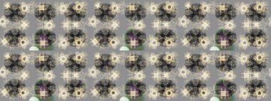 Karla süslenmiş Noel kar taneleri. Noel şenliği geçmişi. Raster illüstrasyonu.