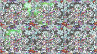 Liberty stili millefleurs. Rustik chic. Küçük kır çiçekleri sorunsuz halk desende. Tekstil, duvar kağıdı, kapakları, yüzey, baskı, hediye paketi, scrapbooking, Dekupaj için çiçek çayır arka plan.