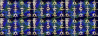 Kar tanesi renkli desen. Snowflakes desen. Raster kar taneleri arka plan. Renk arka plan üzerinde izole soyut kar taneleri ile düz tasarım. Raster illüstrasyon.