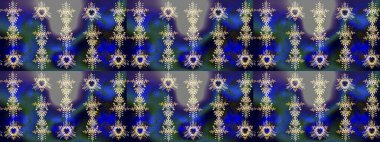 Noel süsleri ve Noel süsleri. Raster Noel soyut renkli arkaplan ve düşen kar tanesi.