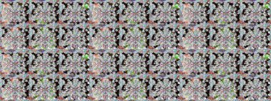 Raster - stok. Tarafsız çiçekli kusursuz desen, suluboya çiçek deseni, sevimli çiçek, duvar kağıdı, kart veya kumaş için fayanslı.