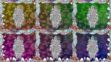 Kartlar, davetiyeler, tarih kartları ve daha fazlası için kullanılabilir. Tatlı suluboya, dikişsiz çiçek deseni. Büyük bir suluboya çiçek seti..