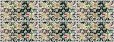 Sarma, tekstil ve duvar kâğıdı için kusursuz çiçek arkaplanı. Klasik çiçek desenli. Yumuşak pamuk tasarımı. Yumuşak fayans. Raster taze dokusu.