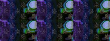 Kar taneleri koleksiyonu. Raster grisi ve mavi kar tanelerinden izole edilmiş. Raster illüstrasyonu. Güzel kış süsleri..