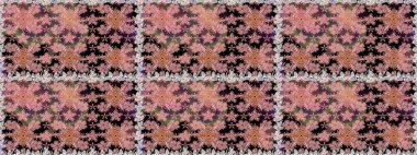 Kusursuz çiçek deseni duvar kâğıdı olarak kullanılabilir. Raster illüstrasyonu. Tarafsız renklerde çiçekler.