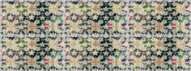 Sarma, tekstil ve duvar kâğıdı için kusursuz çiçek arkaplanı. Klasik çiçek desenli. Yumuşak pamuk tasarımı. Yumuşak fayans. Raster taze dokusu.