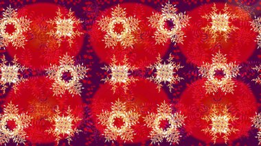 Kar tanesi arka planı. Raster illüstrasyonu. Raster Noel soyut renkli arkaplan ve düşen kar tanesi.
